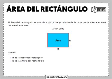 Fórmula del Área del rectángulo con ejemplos prácticos