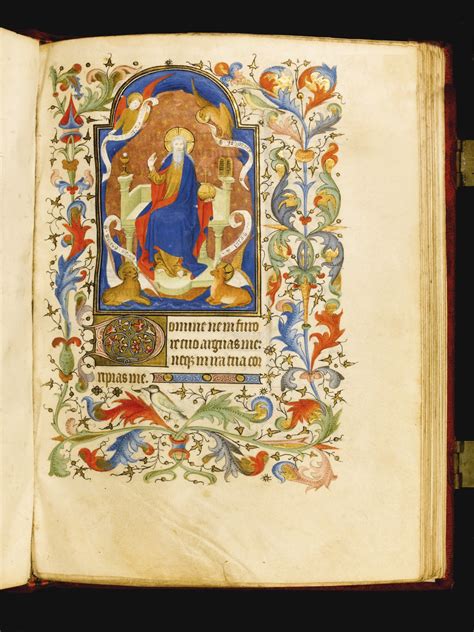 (#20) Book of Hours, Use of Paris, in Latin and French, illuminated ...