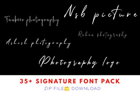 free New signature fonts Archives - Rajan Editz