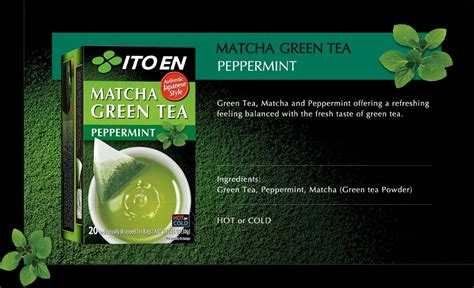 ITO EN Matcha Green Tea - Authentic Japanese Tea (Peppermint), Health ...