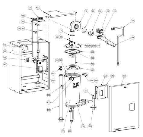 Parts breakdown diagram (exploded diagram) of IBC Technologies' SL 30 ...