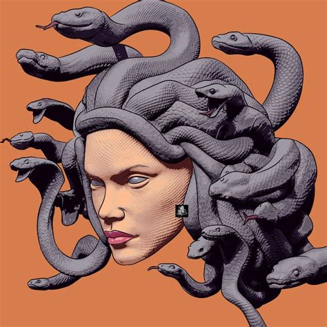 aliozgl21 Medusa Artwork, Pop Art Tattoos, Concert Poster Art, Girl ...