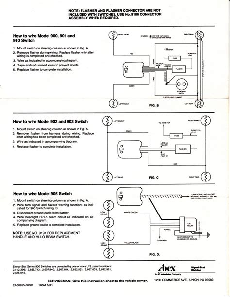 Signal Stat 900 Sigflare Wiring