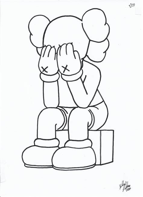 After Kaws | Falkson Art Co. | Hand art drawing, Doodle art designs ...