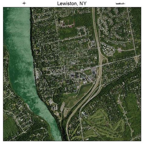 Aerial Photography Map of Lewiston, NY New York