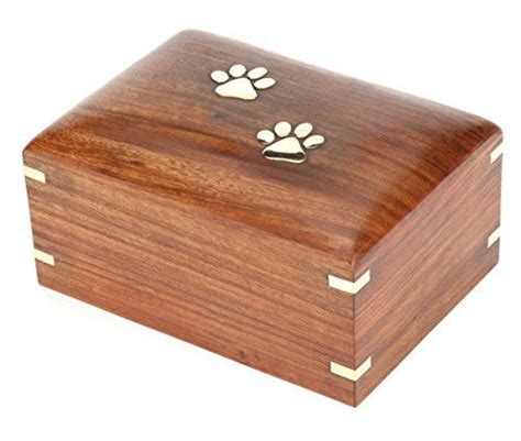 Urns UK Wooden Pet Cremation Urn for Ashes, Elstree 7″ Medium | Pet ...