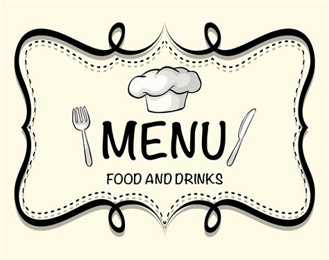 Logo design of restaurant menu 430684 Vector Art at Vecteezy