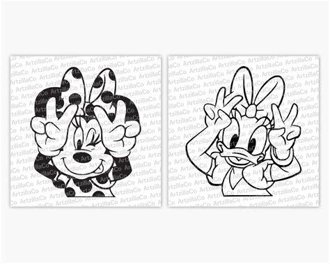 Minnie Mouse and Daisy Duck Best Friends Digital Download - Etsy Canada