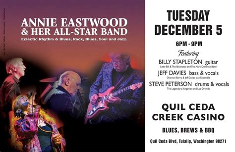 Annie Eastwood & Her All-Star Band - Blues, Brews & BBQ at Quil Ceda ...