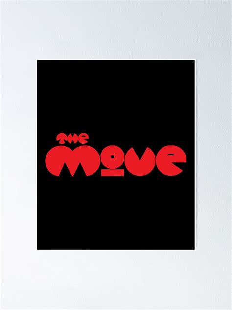 "The Move logo MOVE band" Poster for Sale by NormJewels | Redbubble