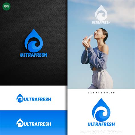 Jasa Desain Logo Depot Air Minum untuk Ultrafresh