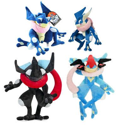 Pokemon Center Ash Greninja Black Greninja Figure Plush Doll Stuffed ...