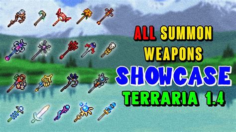 ALL SUMMON WEAPONS TERRARIA 1.4 (MASTER MODE) - YouTube