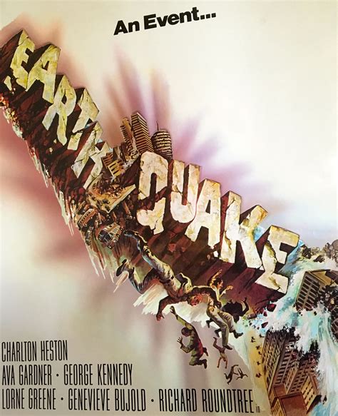 "Earthquake" 1974 Original One Sheet Movie Poster C8-C9 Unfolded Rare