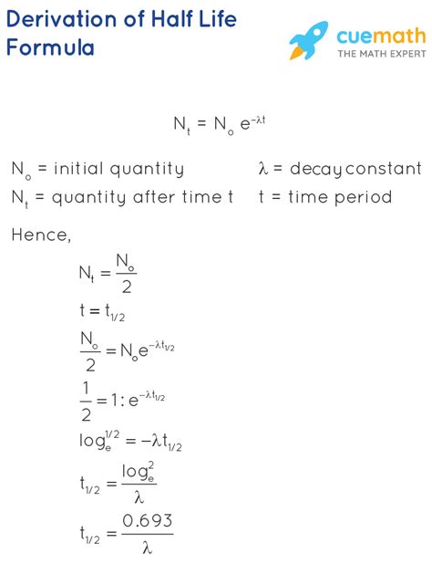 Half Life Equation Algebra