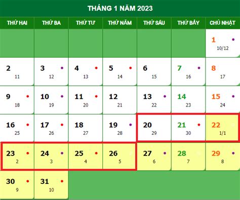 Lịch nghỉ Tết Âm lịch 2023: Được nghỉ bao nhiêu ngày?