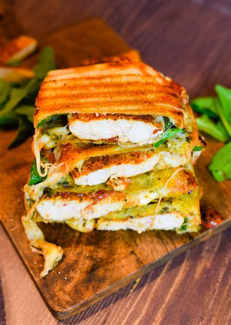 Italian Grilled Chicken Panini Sandwich | Dude That Cookz