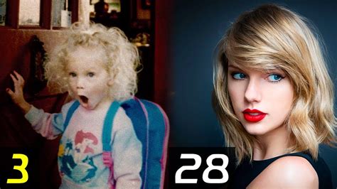 Taylor Swift Transformation From 1 To 28 Years Then And Now | Images ...