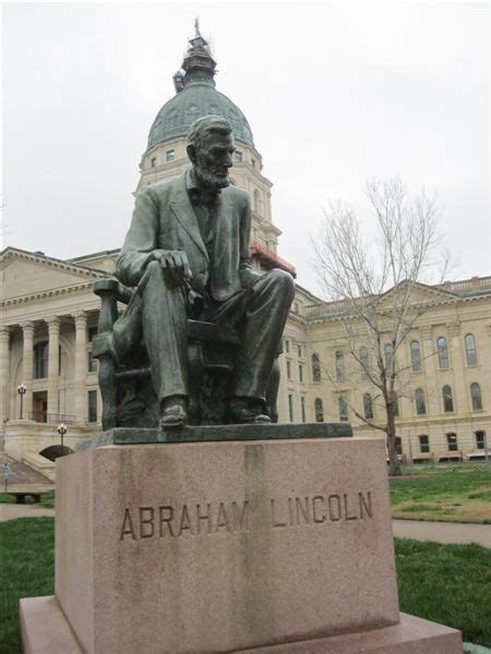 Abraham Lincoln Statue at Kansas State Capitol - Topeka | Lincoln ...