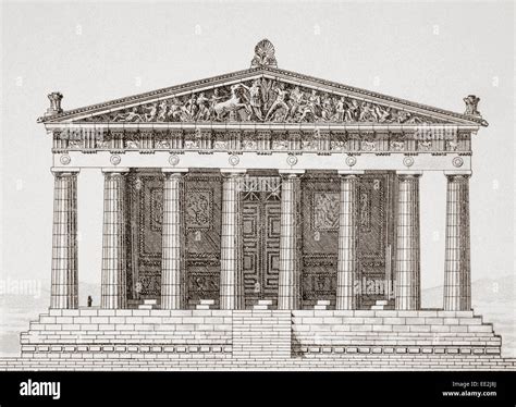 Parthenon Front Drawing