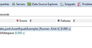 JUnit Assert.assertEquals() Method Example