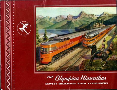 Hiawatha Brochure scan Train Posters, Milwaukee Road, Hiawatha, Plank ...