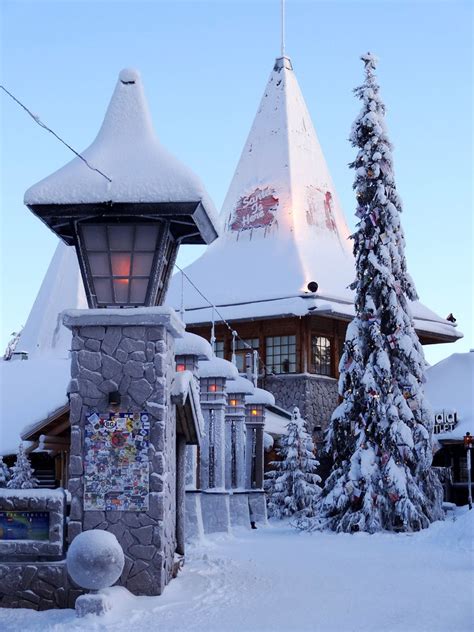 Santa Claus Village at the Arctic Circle in Rovaniemi Santa Claus ...