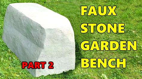 DIY Concrete Garden Bench - Part 2 - YouTube