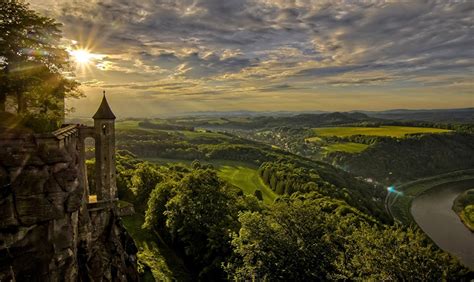 Photo Germany Nature Castles landscape photography Rivers