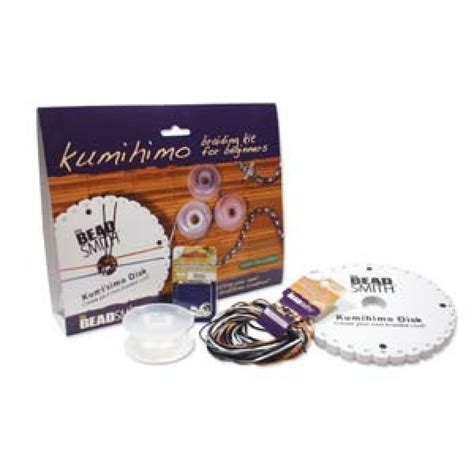 Beadsmith Kumihimo Starter Braiding Kit for Round Braids | Kumihimo ...