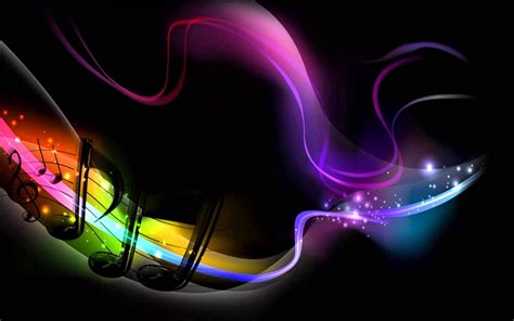 Colorful Music Notes Abstract Wallpaper #8338 | Frenzia.com | Music ...