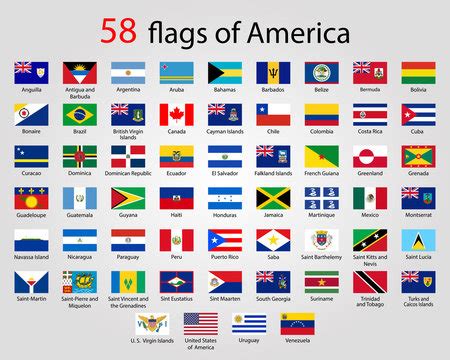 Latin American Flags - Banyan Aircraft Broker Latin America Map World ...