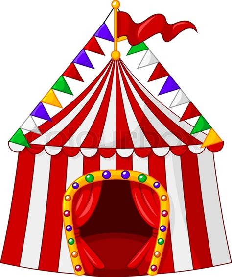 Vector illustration of Cartoon circus ... | Stock vector | Colourbox