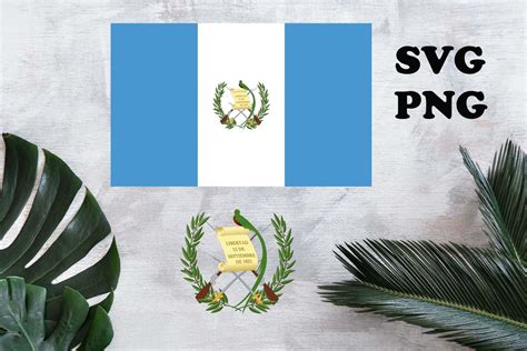 Guatemala Flag and Coat of Arms Clipart National Emblem - Etsy