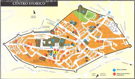 Urbino centro Map - urbino it • mappery