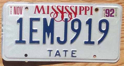 Mississippi | Product categories | Automobile License Plate Store ...