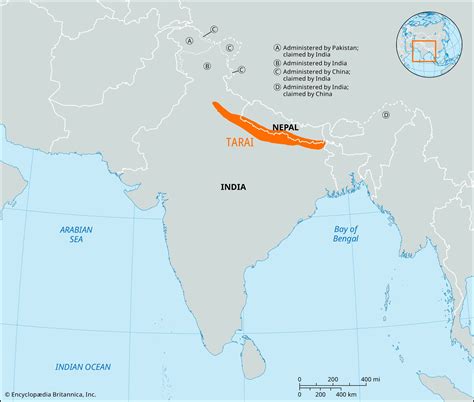 Tarai India, Map, Facts Britannica, 53% OFF