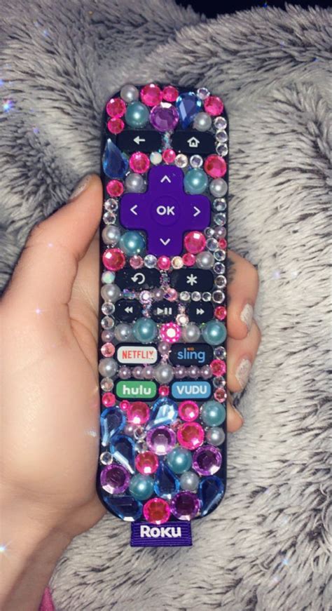 Bejeweled Roku remote | Boyfriend crafts, Diy gem, Fun diy crafts