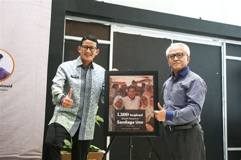 FOTO: Peluncuran Buku 1.500 Inspirasi, Jelajah Perjalanan Sandiaga Uno