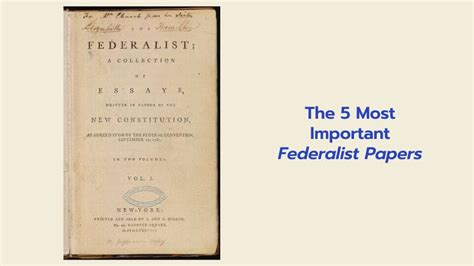 The 5 Most Important Federalist Papers - History in Charts