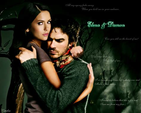 Elena & Damon - The Vampire Diaries Wallpaper (16023392) - Fanpop