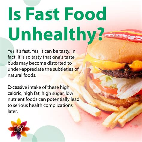 Why is Fast Food Bad and Unhealthy? The Dangers of Fast Food - Dr ...