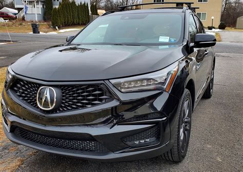 New ride! 2020 RDX A Spec AWD- Black w/ red interior. Love everything ...