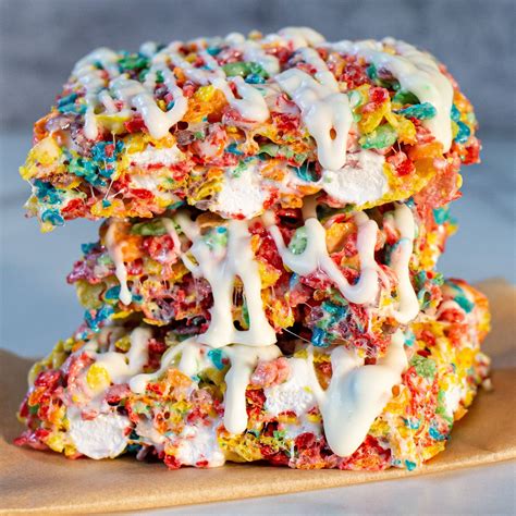 Fruity Pebbles Crispy Cereal Treat Bars - Easy No Bake Recipe | Natasha ...