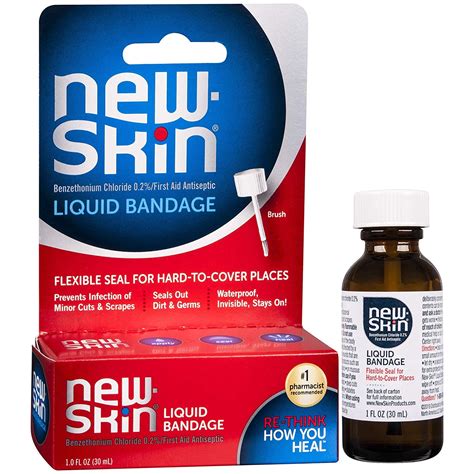 Moberg Pharma North America New Skin Liquid Bandage, 1 oz - Walmart.com