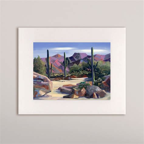 Dry River Bed- Matted Print – Madaras Gallery