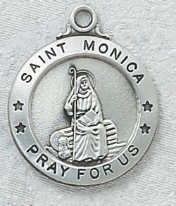 St Monica Sterling Silver Medal – Prospect Hill Co.