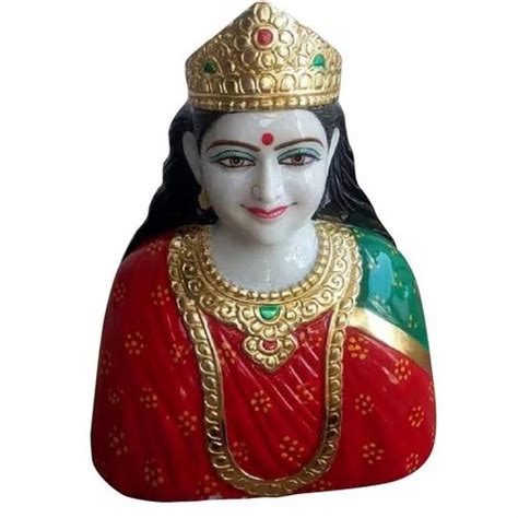 White Marble Bharat Mata Statue, For Worship, Size: 1.5 Feet at Rs ...