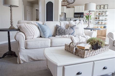 Let's Talk About Slipcovers | Farmhouse decor living room, Couch covers ...