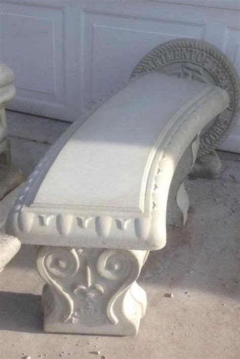 Plain Curved Bench top Concrete Bench Mold | Concrete bench molds ...